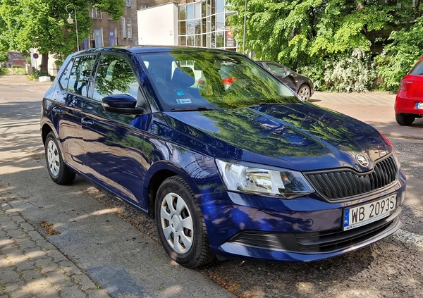 Skoda Fabia cena 27500 przebieg: 144000, rok produkcji 2018 z Wrocław małe 67